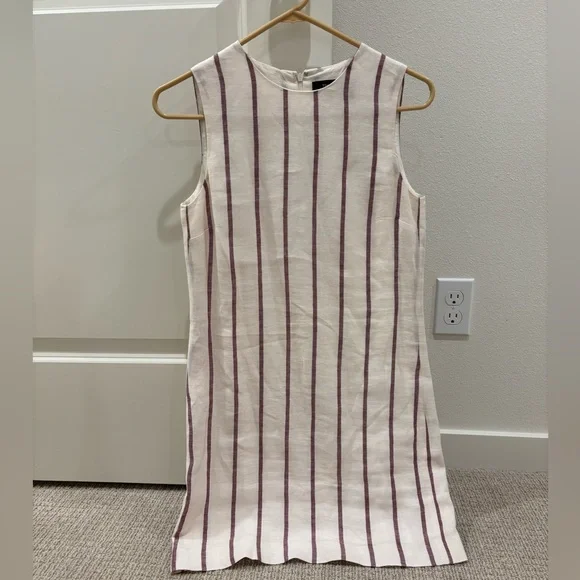 Theory | Dresses | Preowned Theory Linen Mini Dress | Poshmark